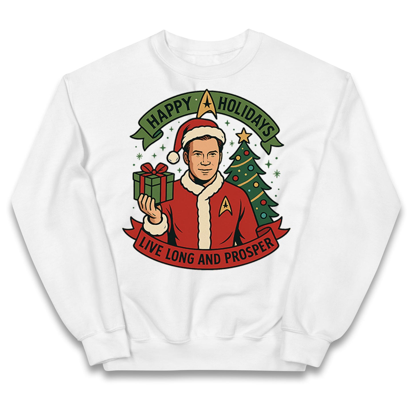 Star Trek Christmas Kids Jumper