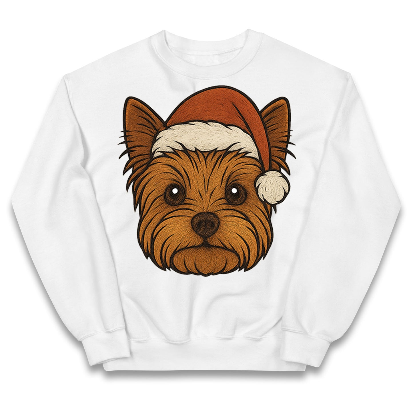 Yorkshire Terrier Christmas Kids Jumper