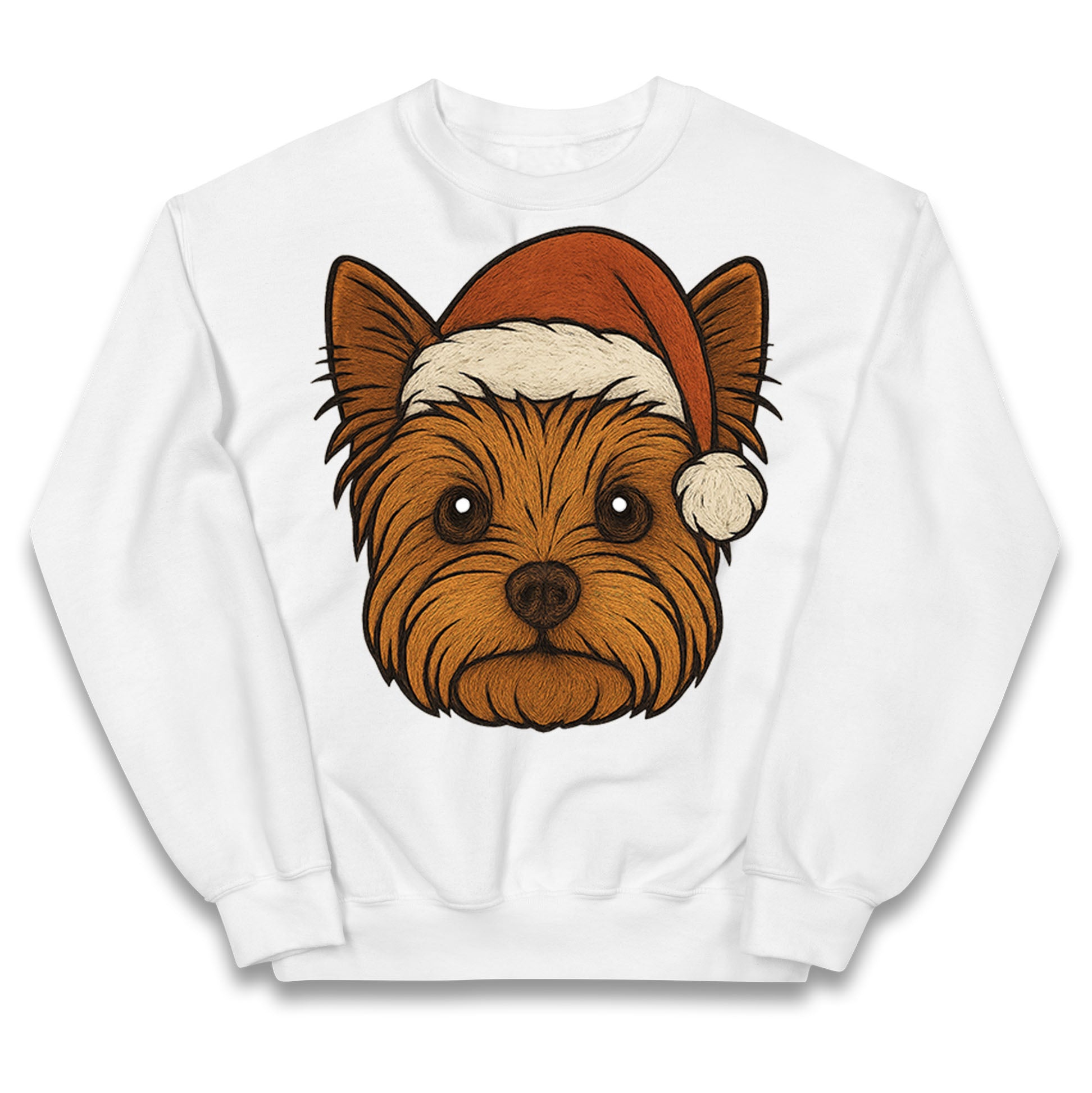 Yorkshire Terrier Christmas Kids Jumper