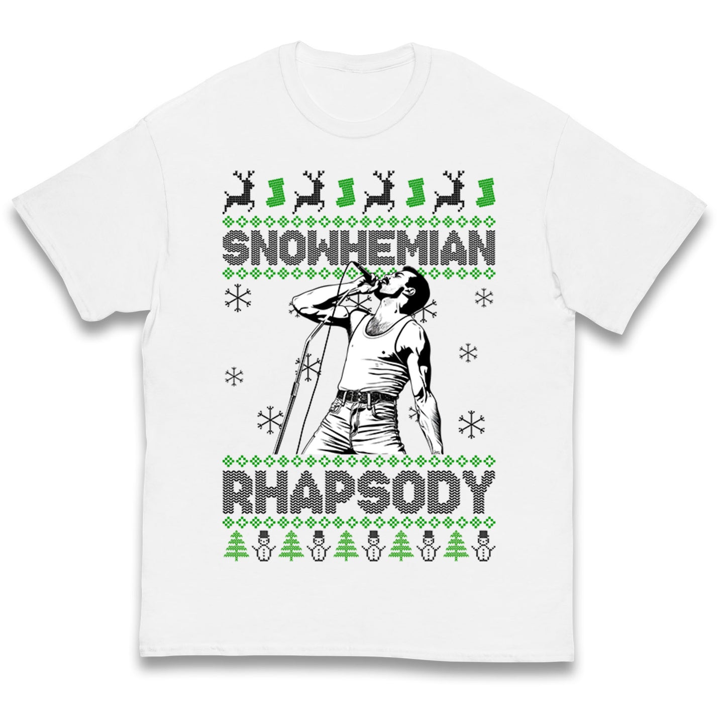 Freddie Mercury Christmas Kids T Shirt