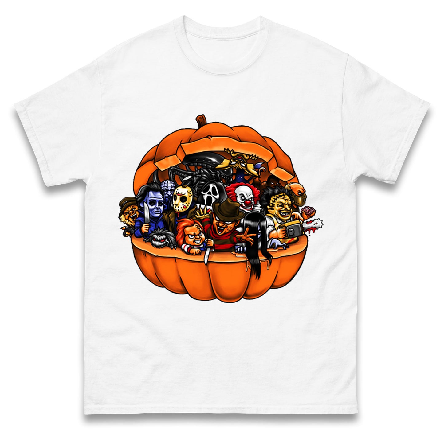 Super Villains Horror Friends t shirts
