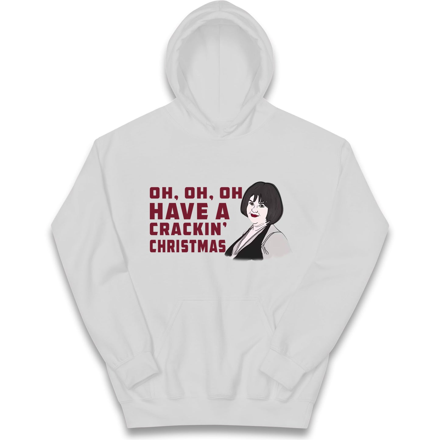 Oh My Crackin Christmas Nessa Gavin And Stacey Kids Hoodie