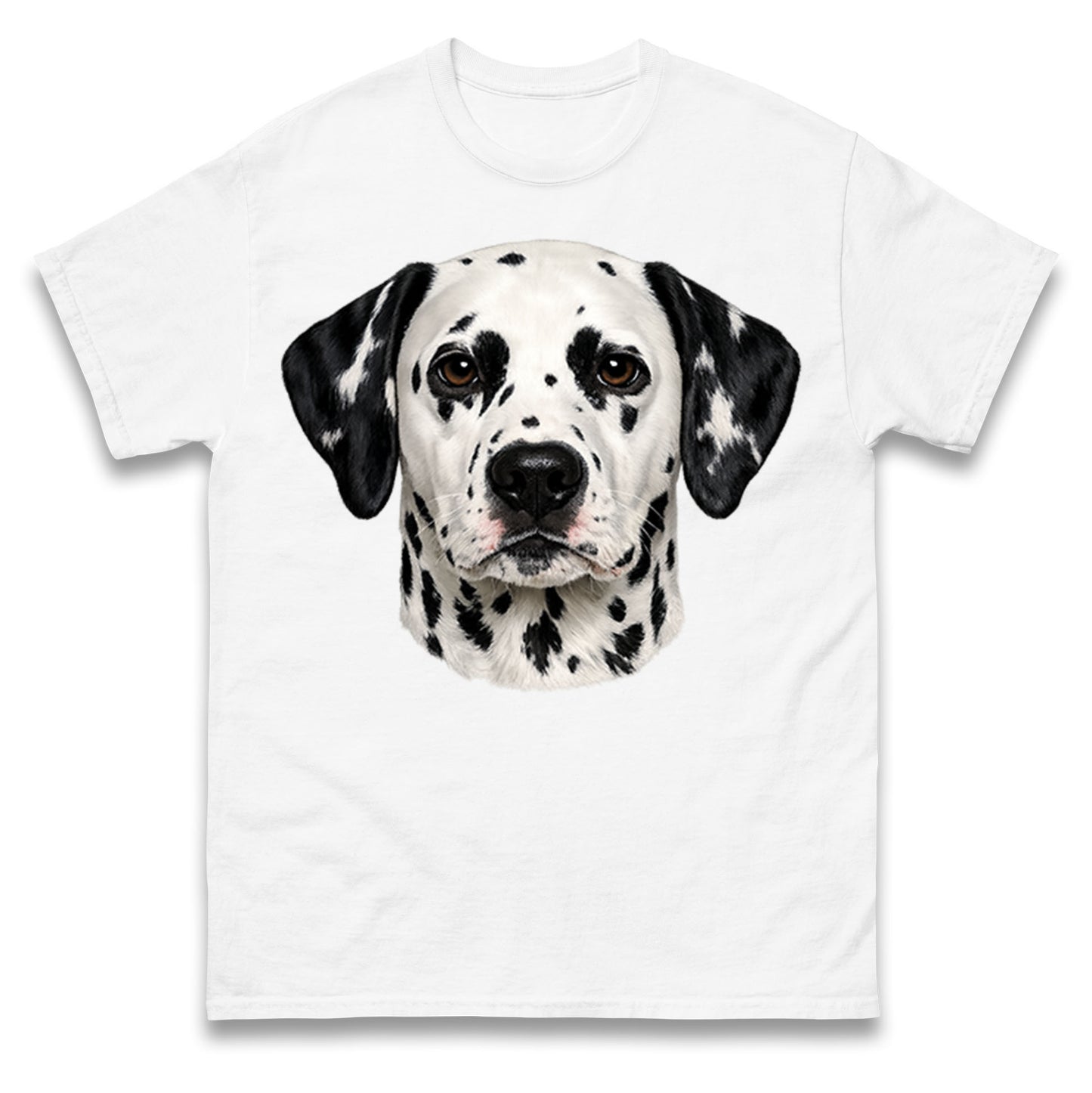 Dalmatian Dog Face T Shirt