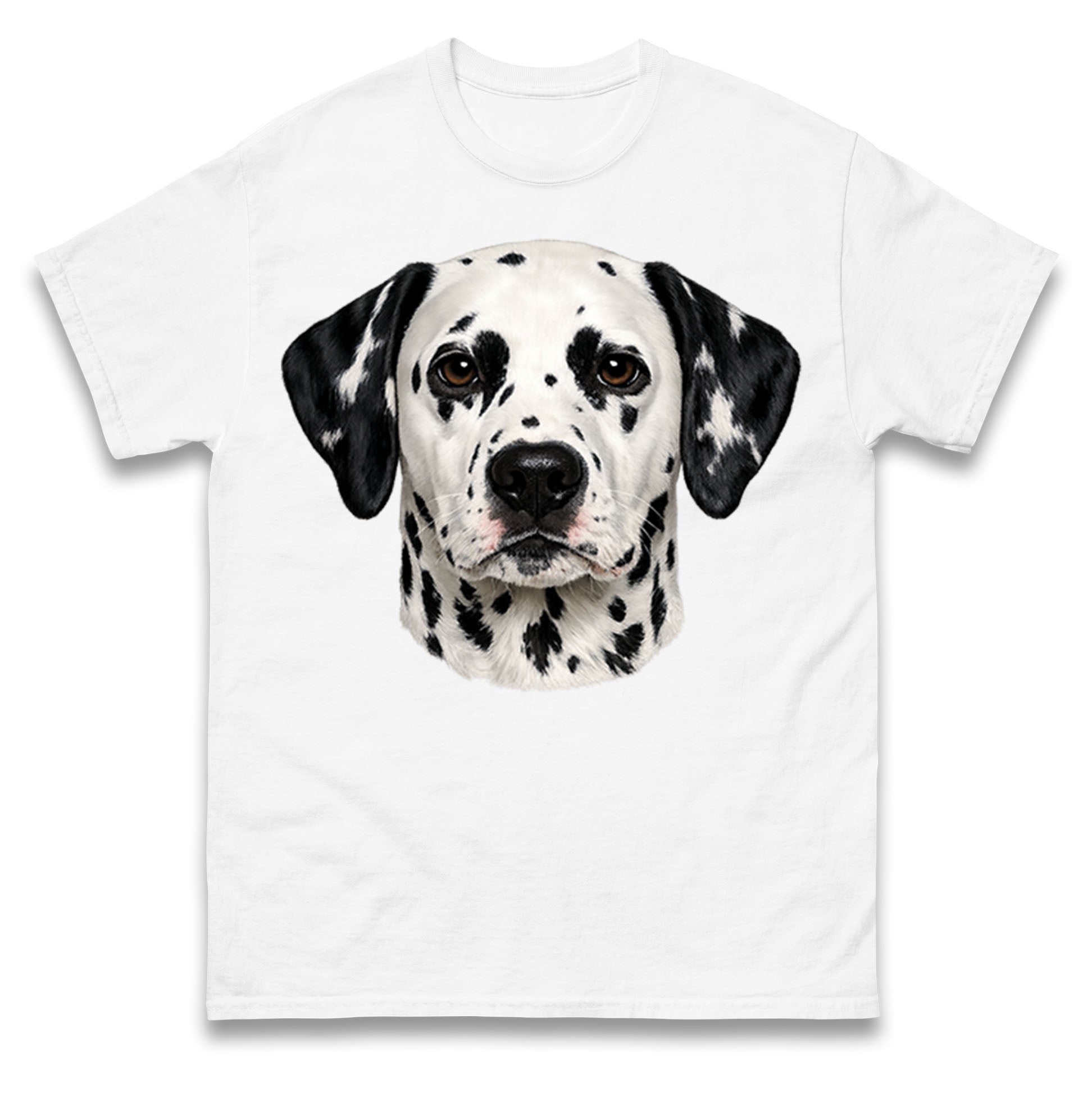 Dalmatian Dog Face T Shirt