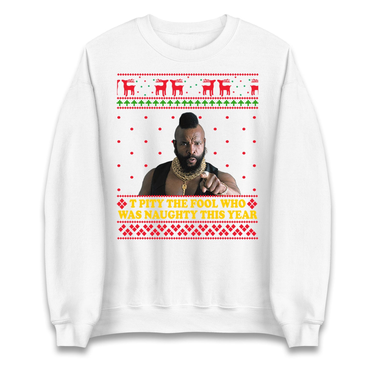 mr t christmas sweatshirt