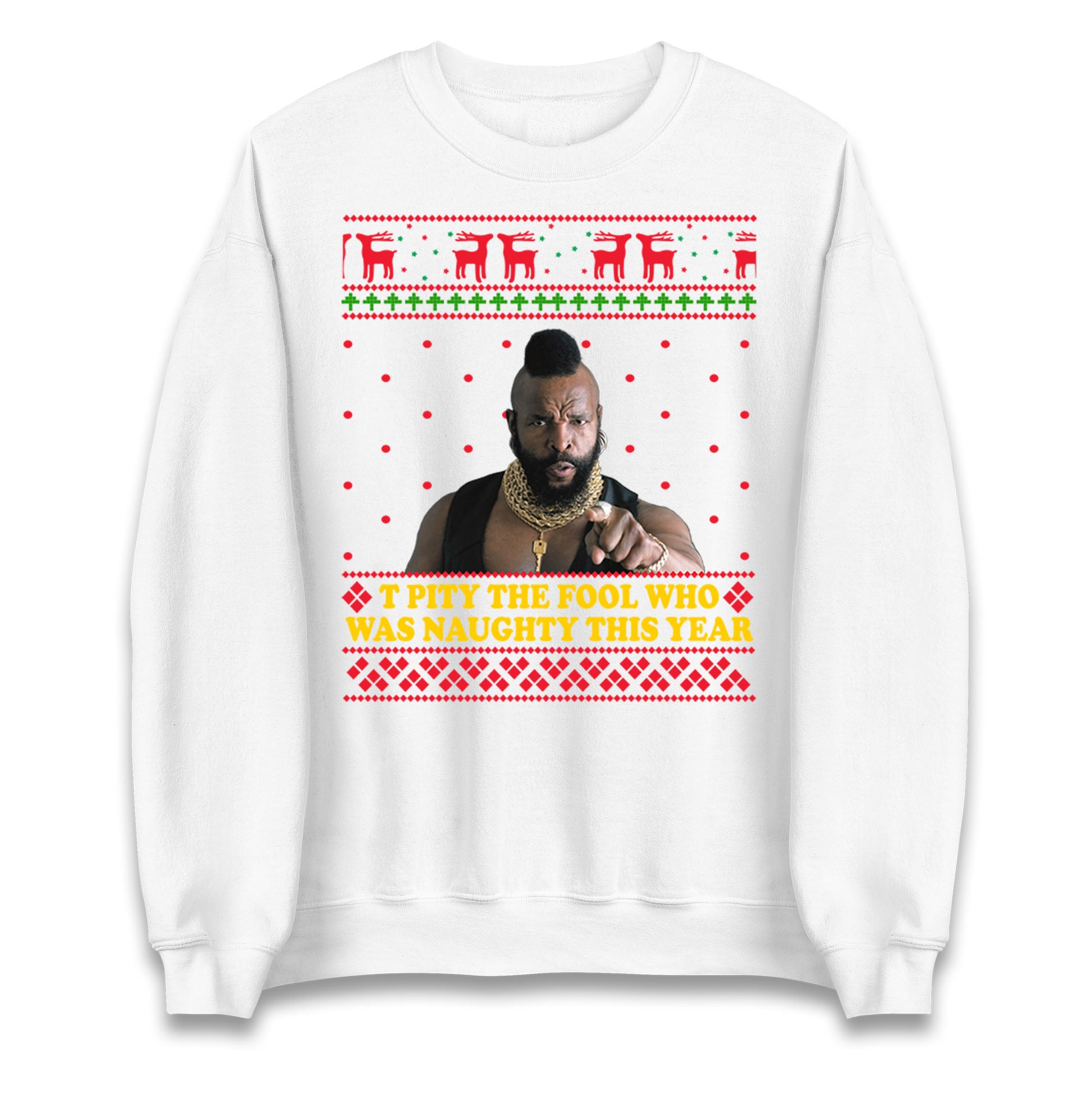mr t christmas sweatshirt