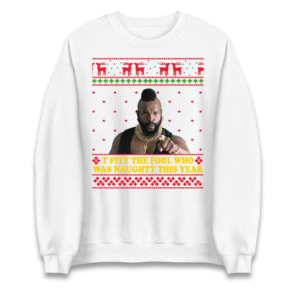 mr t christmas sweatshirt