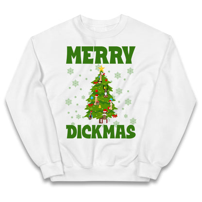Merry Dickmas Funny Christmas Jumper