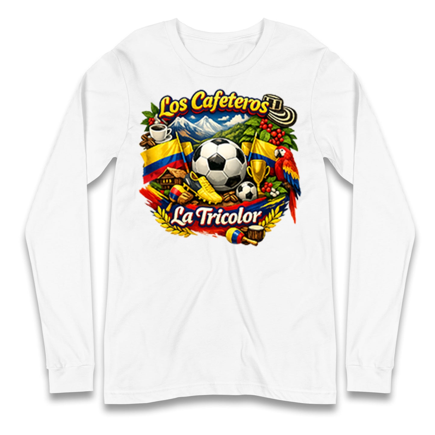 Colombia Football Longsleeve T Shirt
