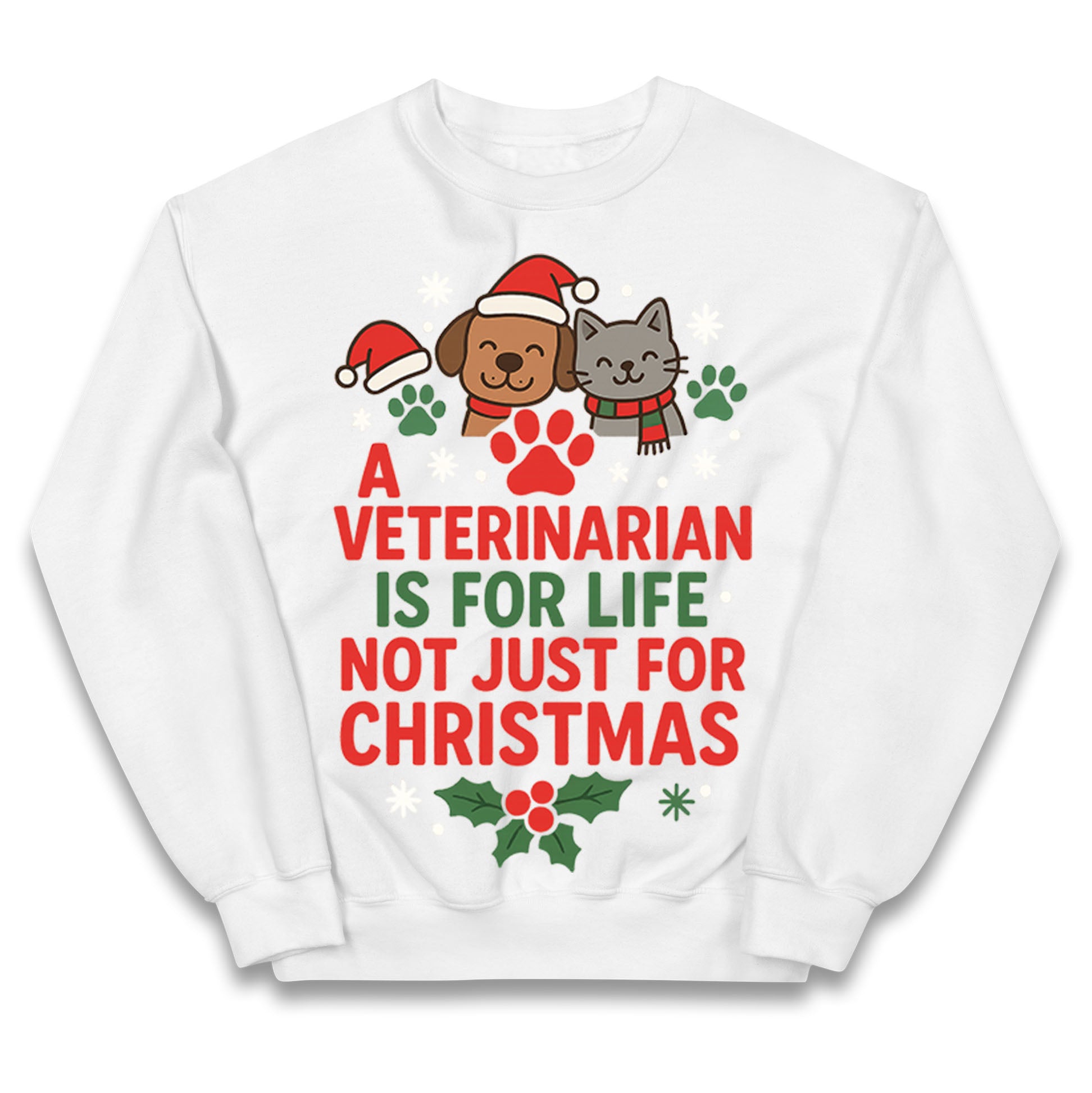 Veterinarian Christmas Kids Jumper