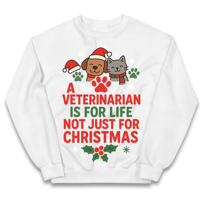 Veterinarian Christmas Kids Jumper