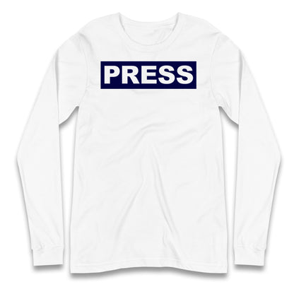 PRESS Palestine Inspired By Journalist Motaz Azaiza Longsleeve T Shirt