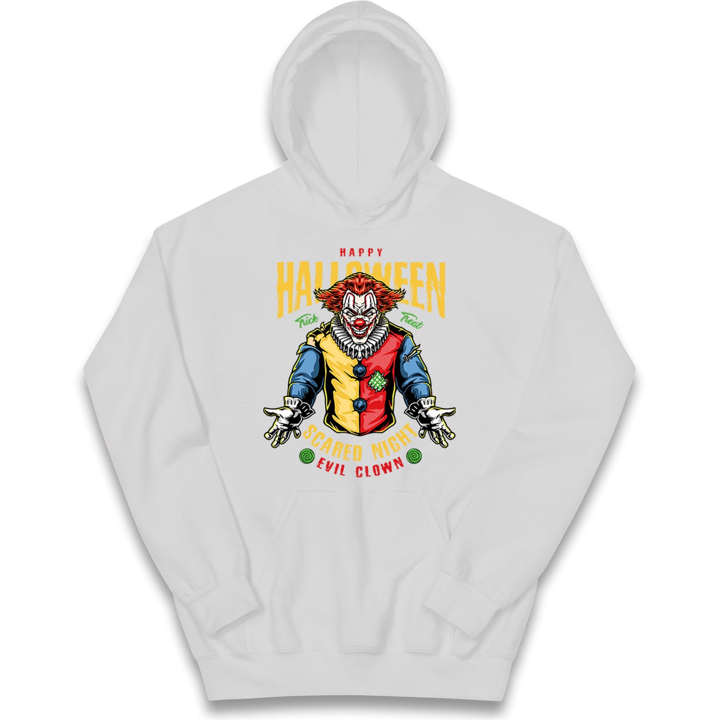 Halloween Clown Kids Hoodie