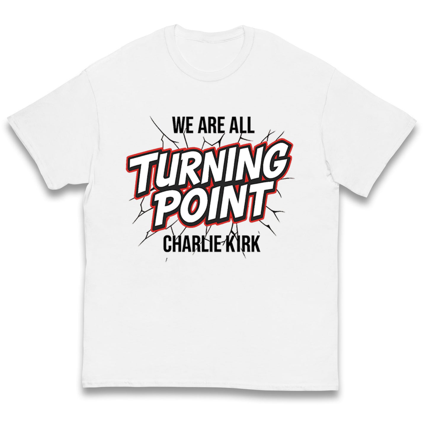Turning Point Charlie Kirk Kids T Shirt
