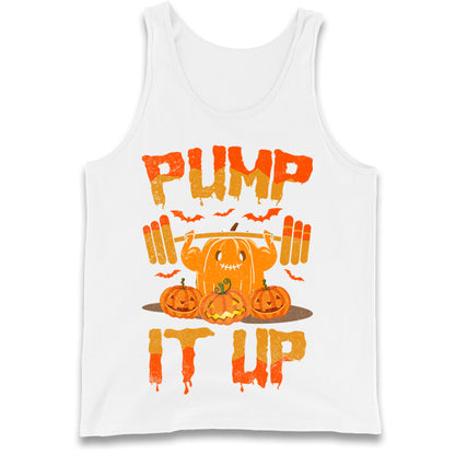 Halloween Fitness Pumpkin Tank Top
