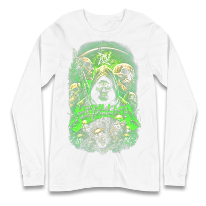 Metallica Green Skulls Longsleeve T Shirt