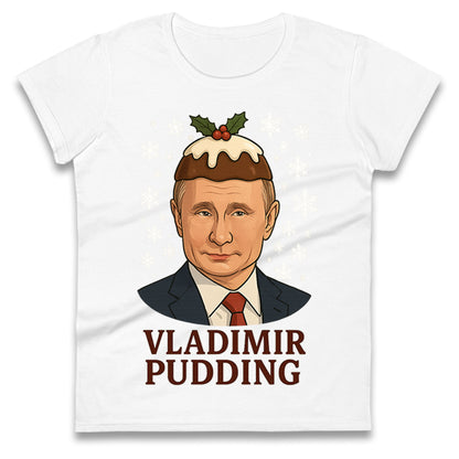 Vladimir Putin Christmas Ladies T Shirt