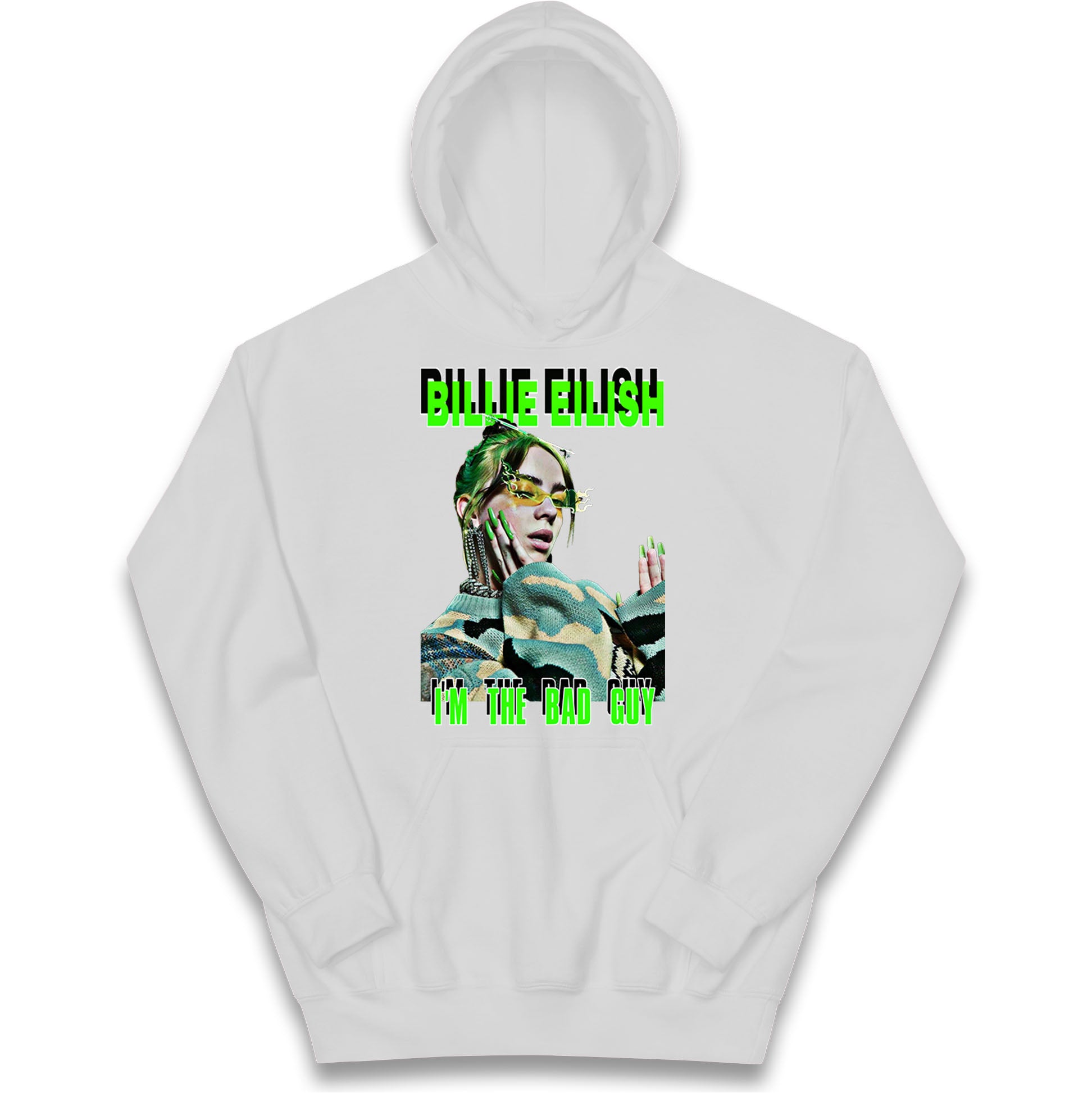 Billie Eilish Singer Kids Hoodie