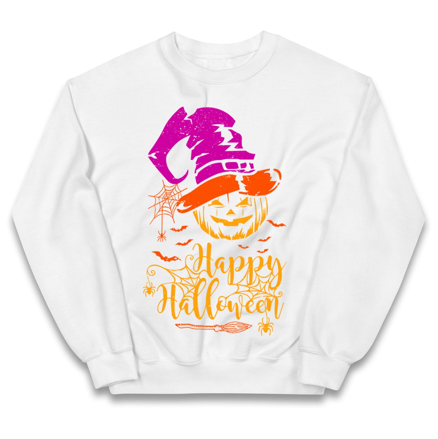 Spooky Pumpkin Happy Halloween Jumper
