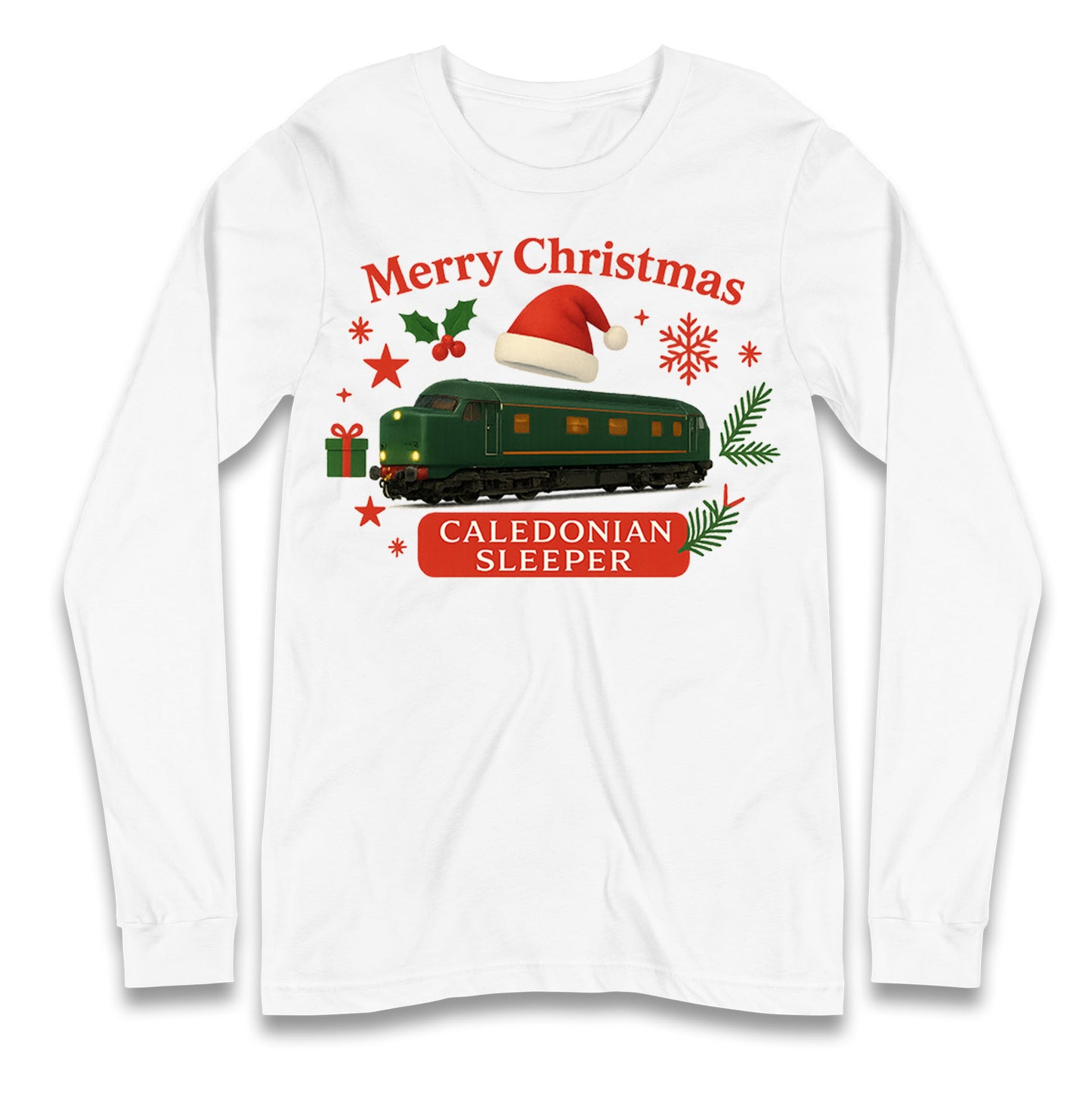 Caladonian Sleeper Christmas Longsleeve T Shirt 
