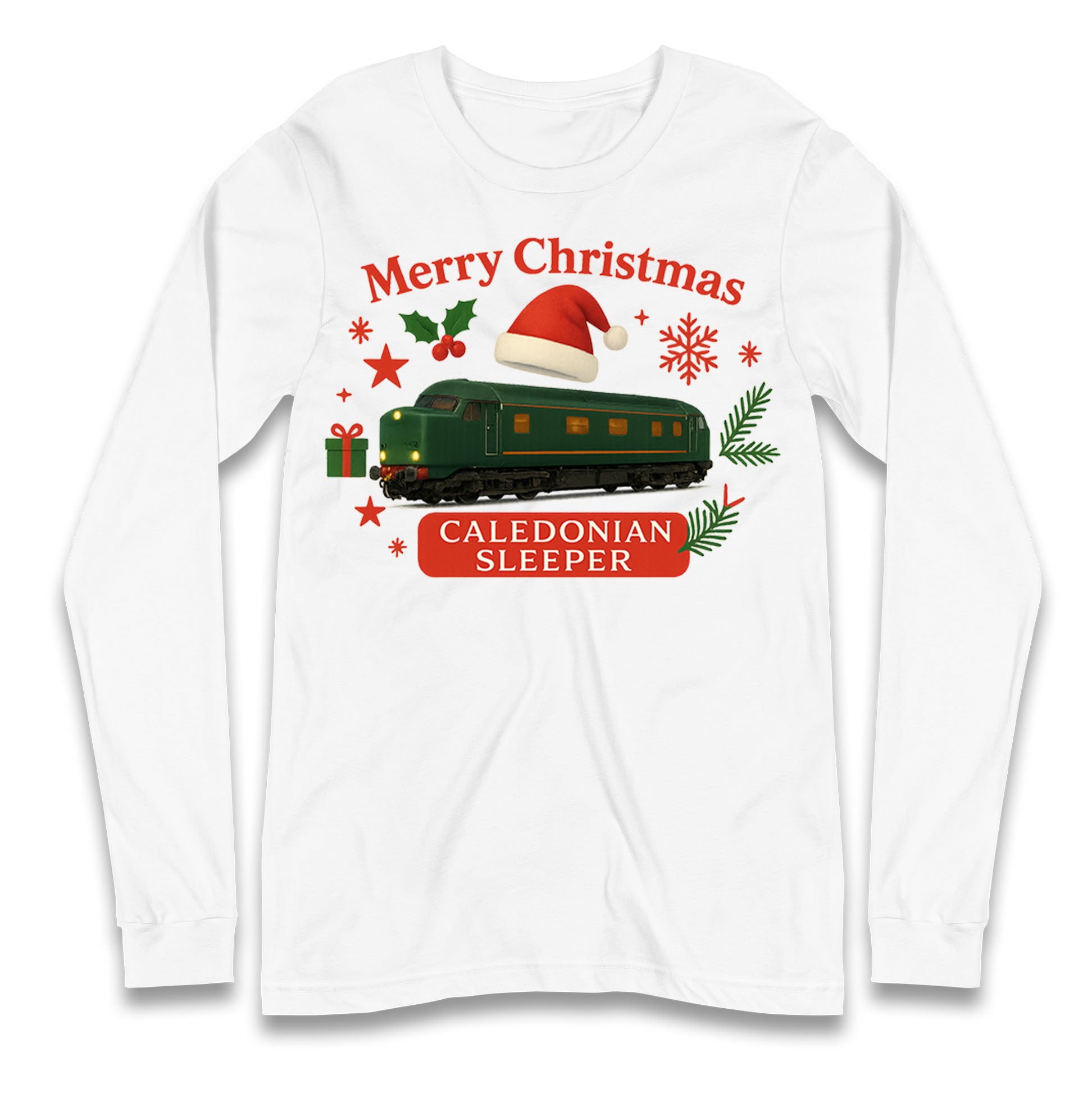 Caladonian Sleeper Christmas Longsleeve T Shirt 