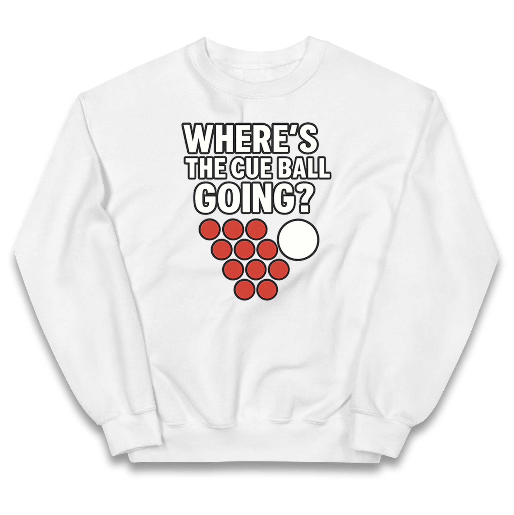 Where’s The Cue Ball Going Kids Jumper