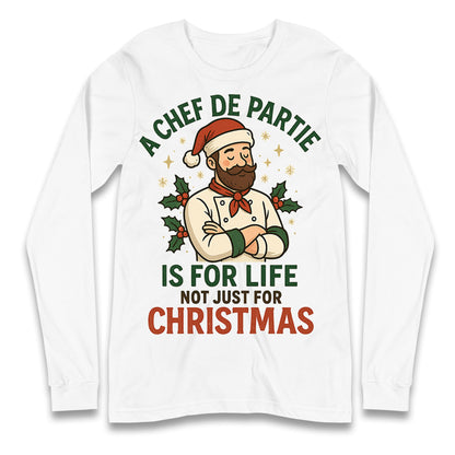 Chef De Partie Christmas Longsleeve T Shirt