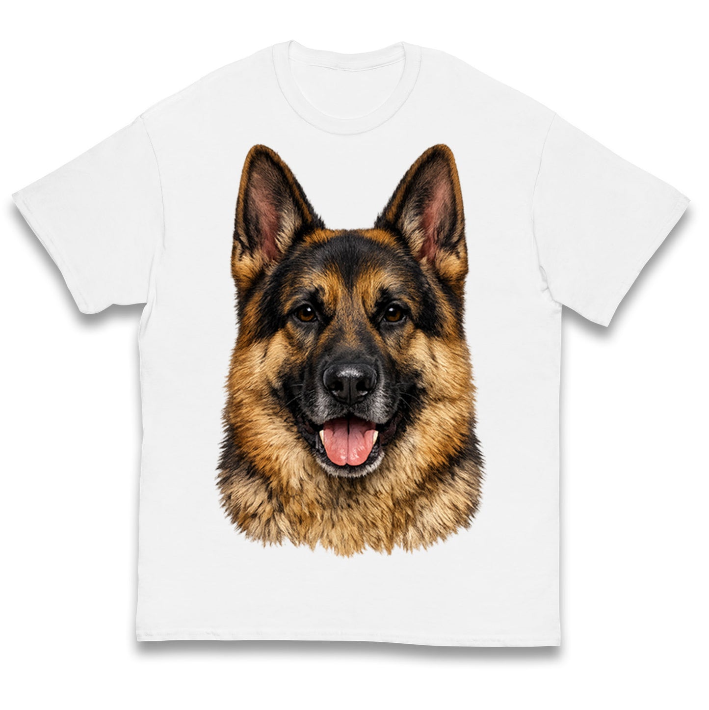 German Shepherd Dog Face Kids T Shirt