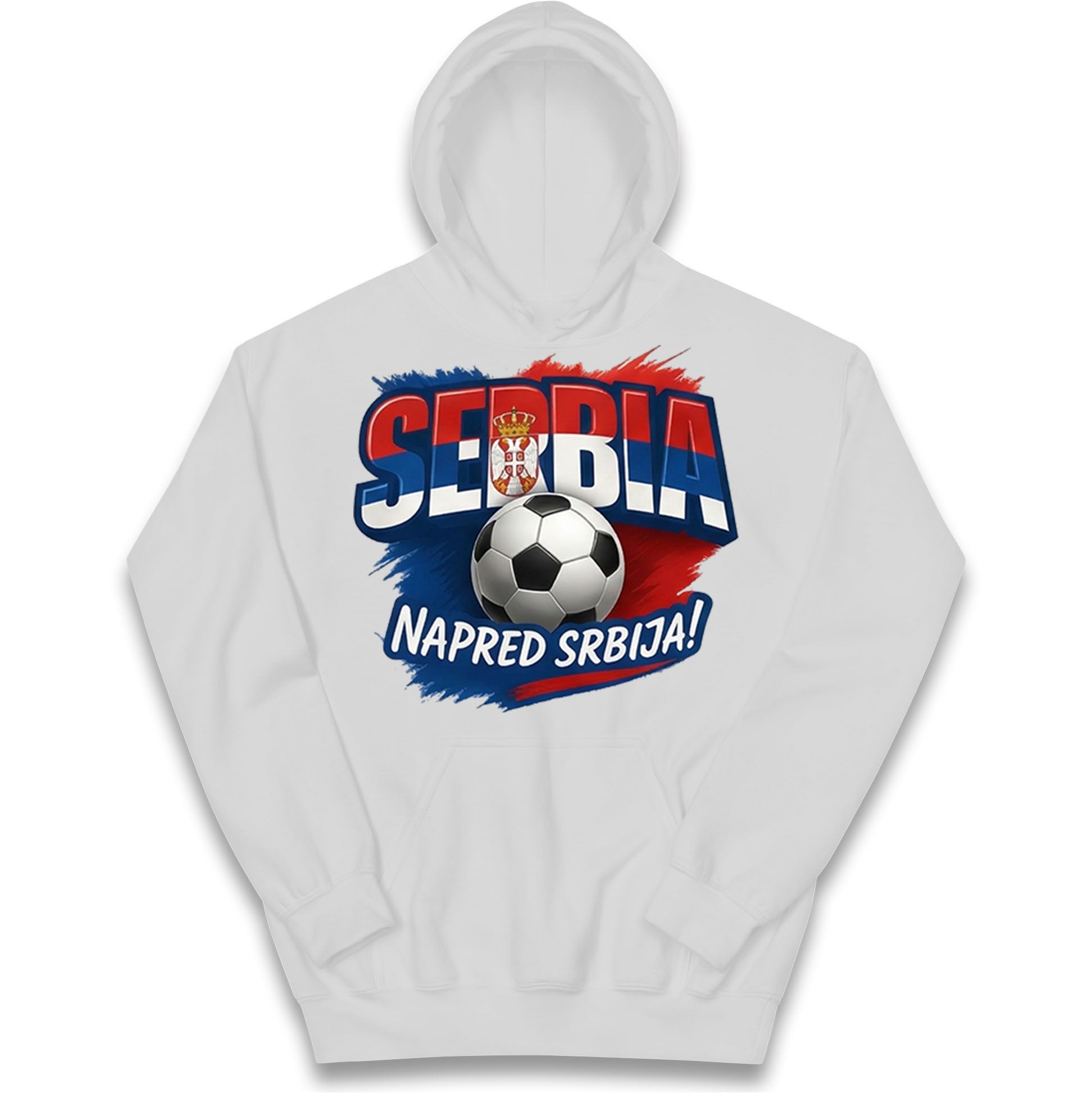 Serbia Retro World Cup Kids Hoodie