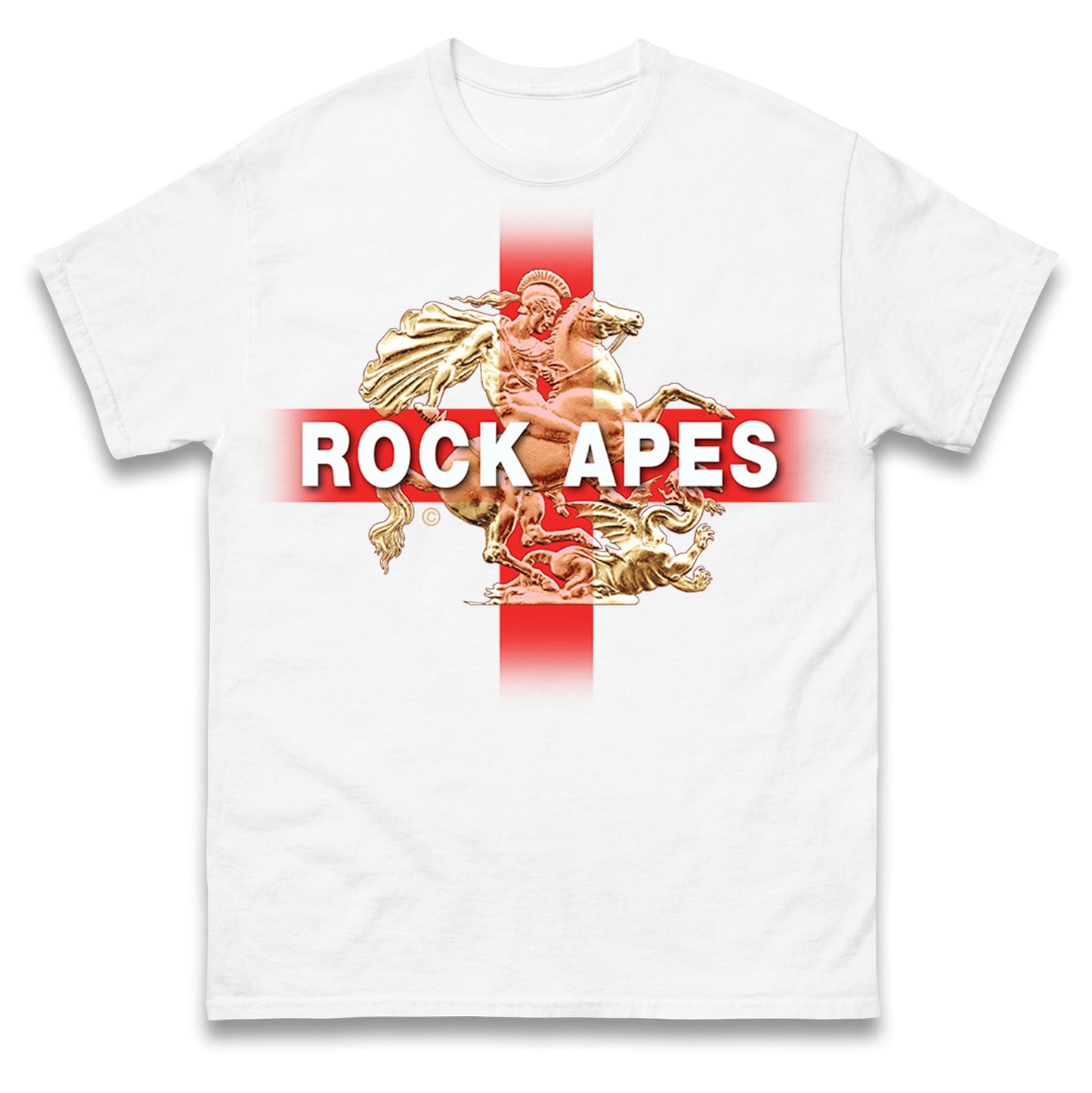 Rock Apes St George & The Dragon Mens Tee Top