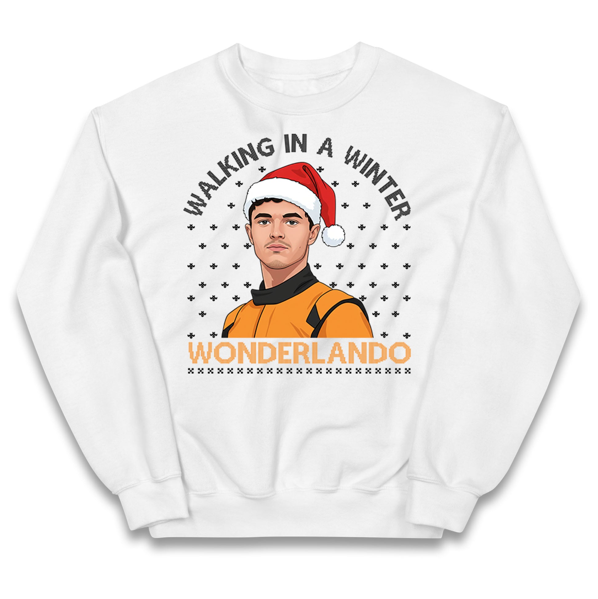 Lando Norris Christmas Kids Jumper