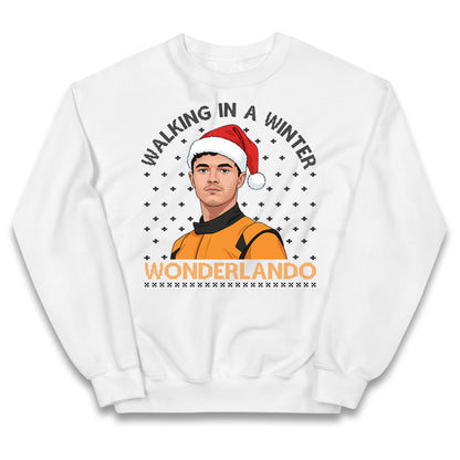 Lando Norris Christmas Kids Jumper