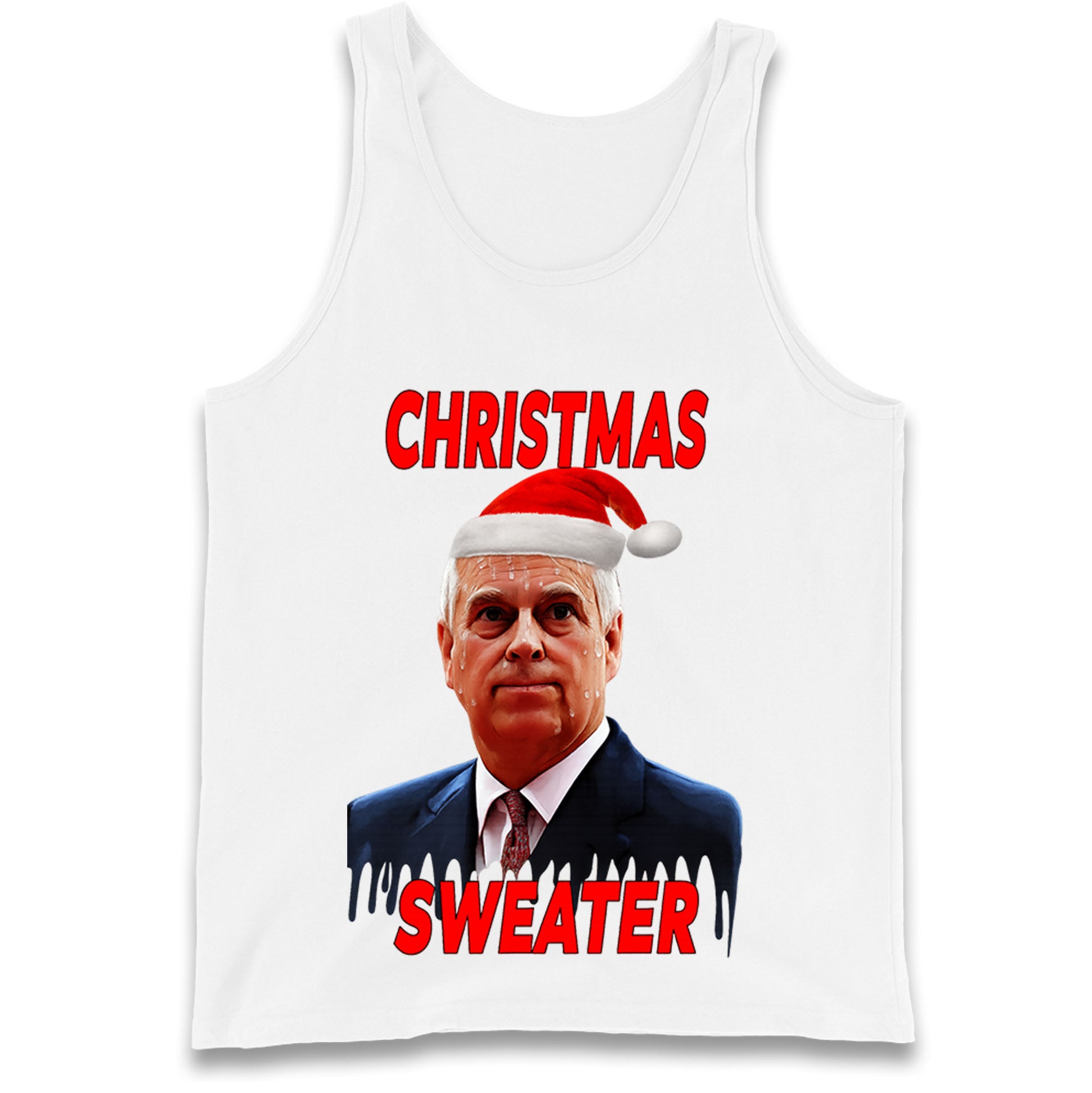 Prince Andrew Christmas Tank Top