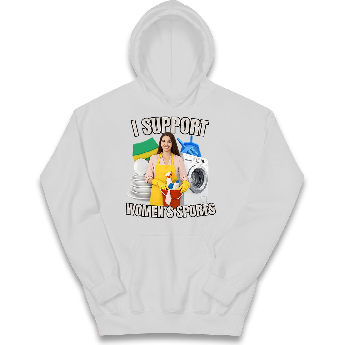 I Support Women's Sports Kids Hoodie