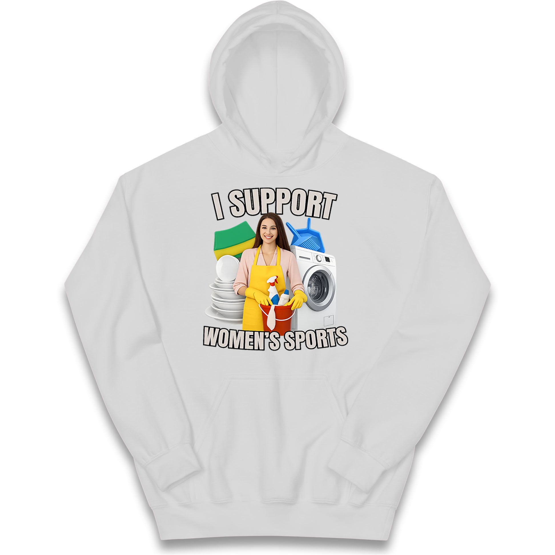 I Support Women's Sports Kids Hoodie