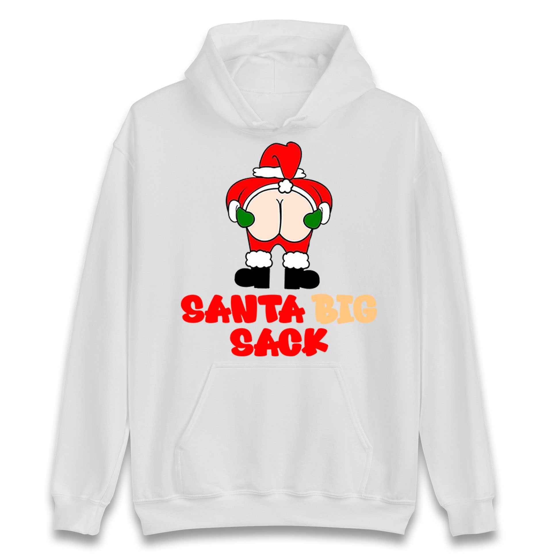 Christmas Santa Big Sack Funny Hoodie