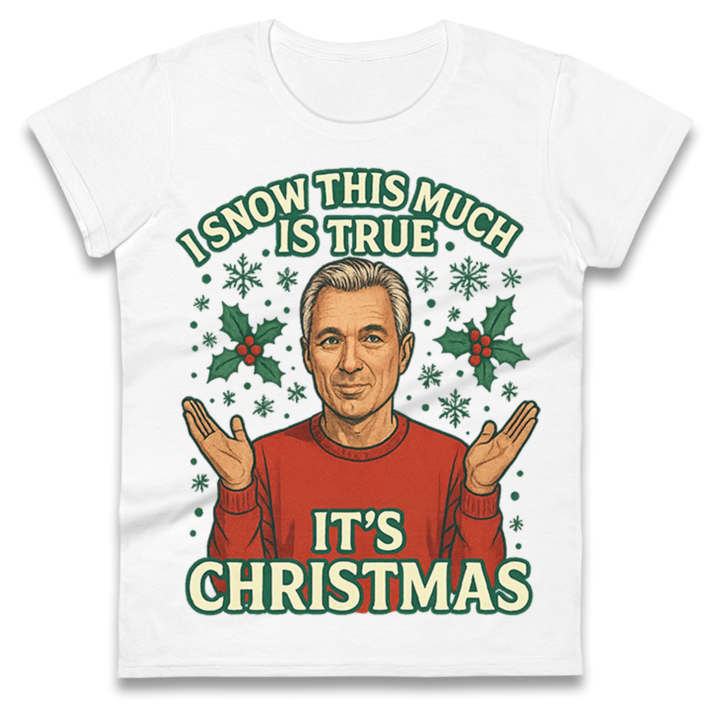 Martin Kemp Christmas Ladies T Shirt 