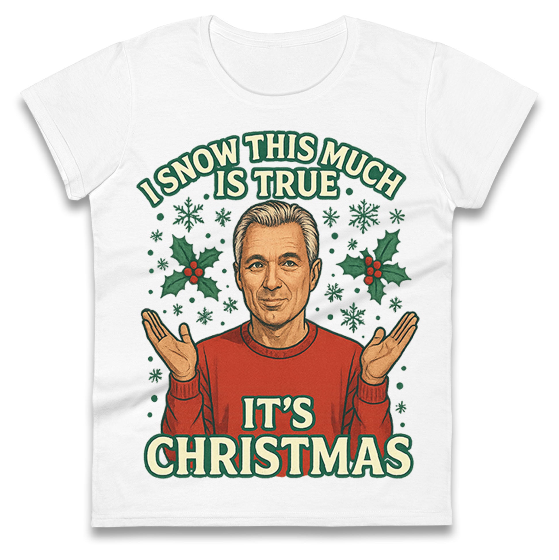 Martin Kemp Christmas Ladies T Shirt 