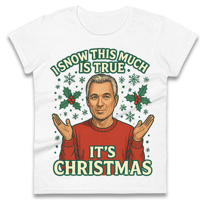 Martin Kemp Christmas Ladies T Shirt 
