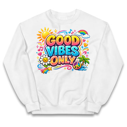 Good Vibes Only Kids Jumper