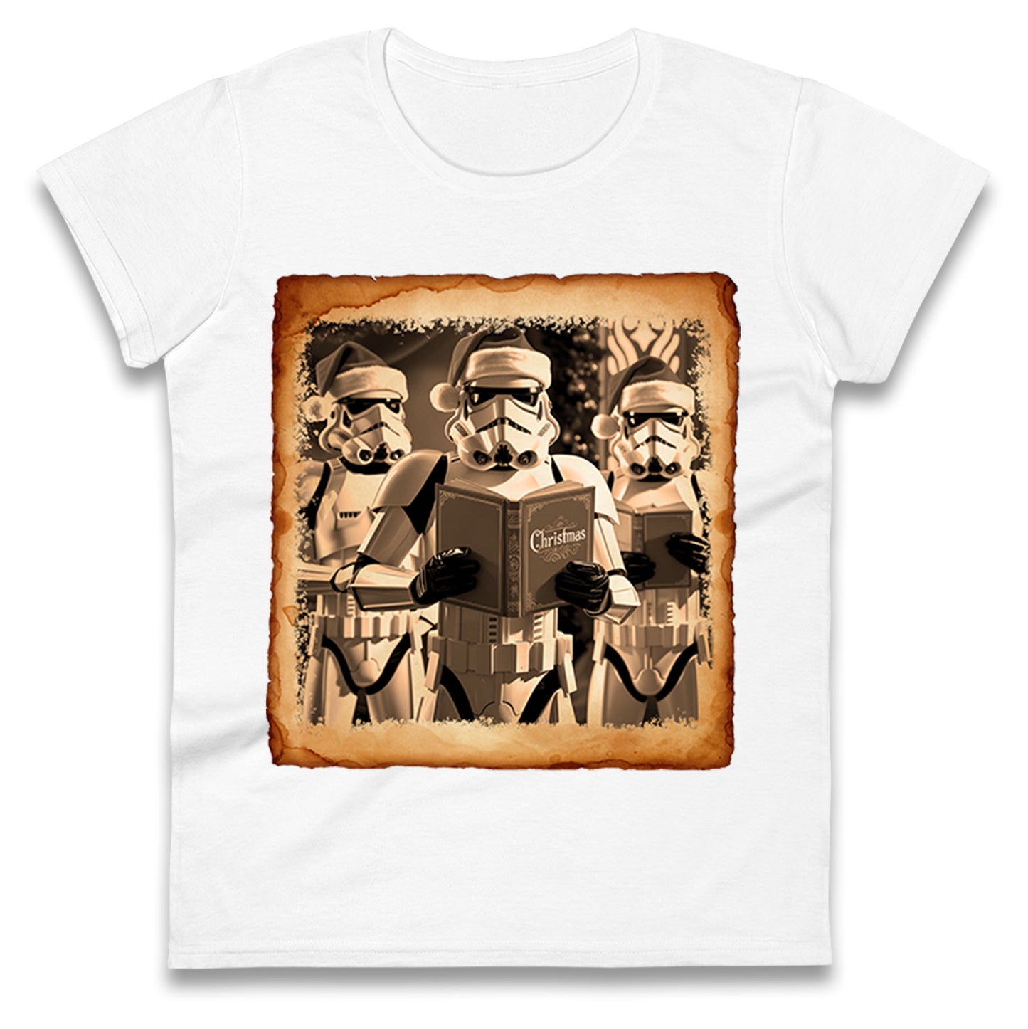 Stormtrooper Christmas Ladies T Shirt
