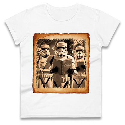 Stormtrooper Christmas Ladies T Shirt