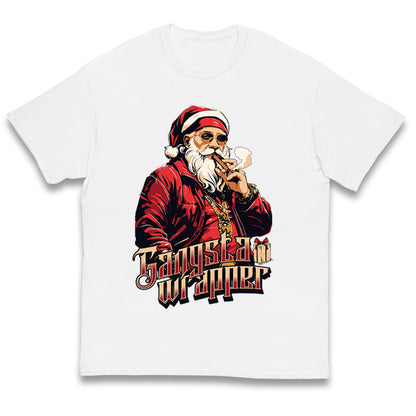 Santa Claus Gangster Kids T Shirt
