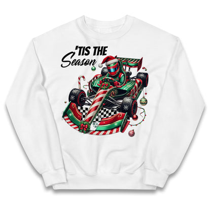 F1 Karting Tis The Season Christmas Kids Jumper