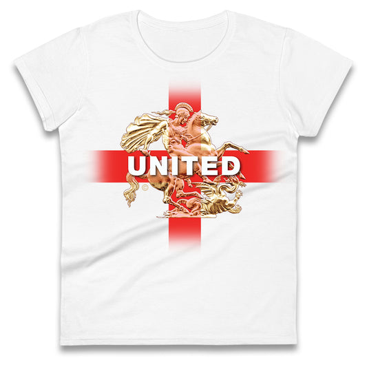 United St George & The Dragon Womens Tee Top