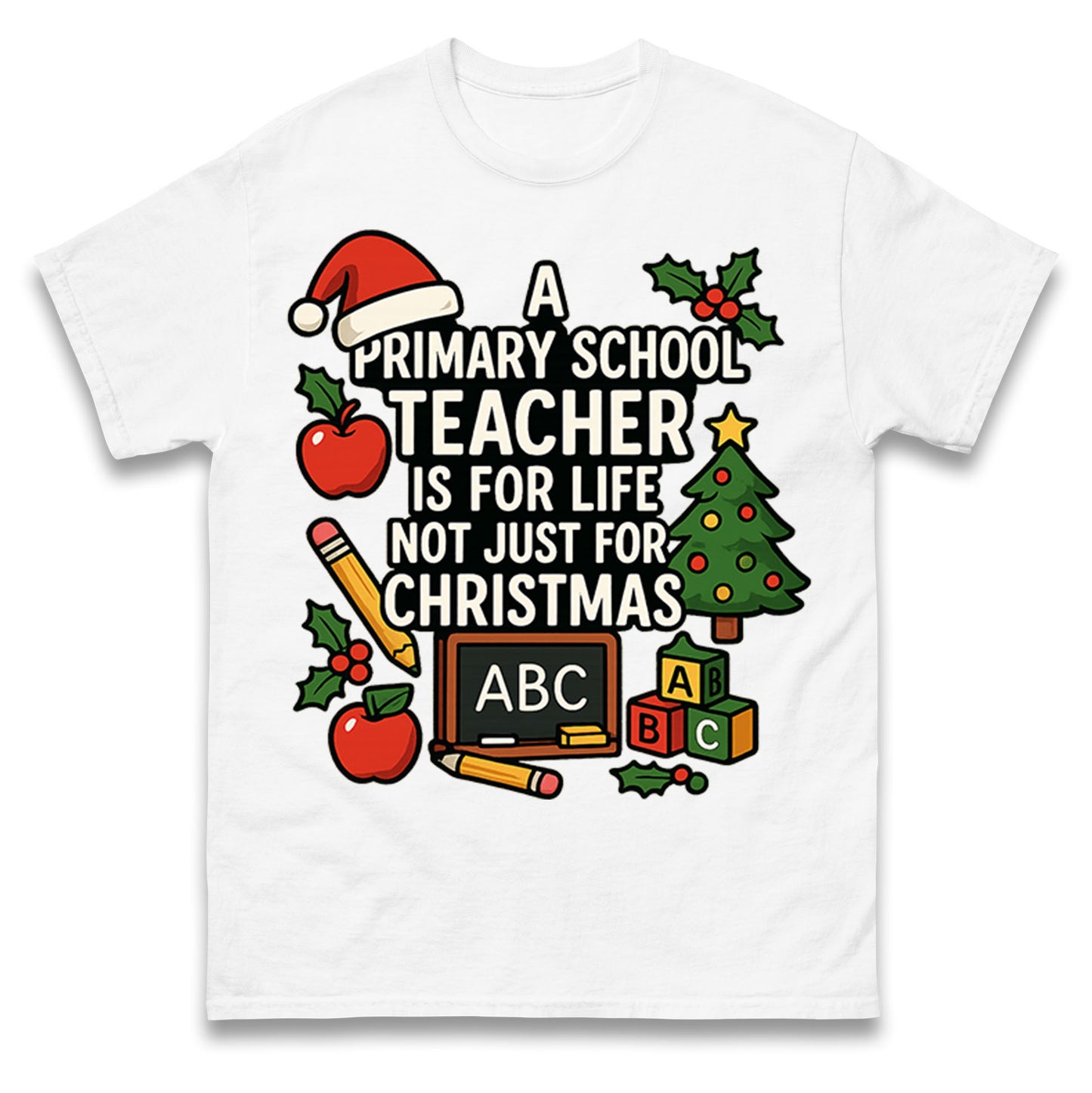 Primary School Teacher Christmas T Shirt