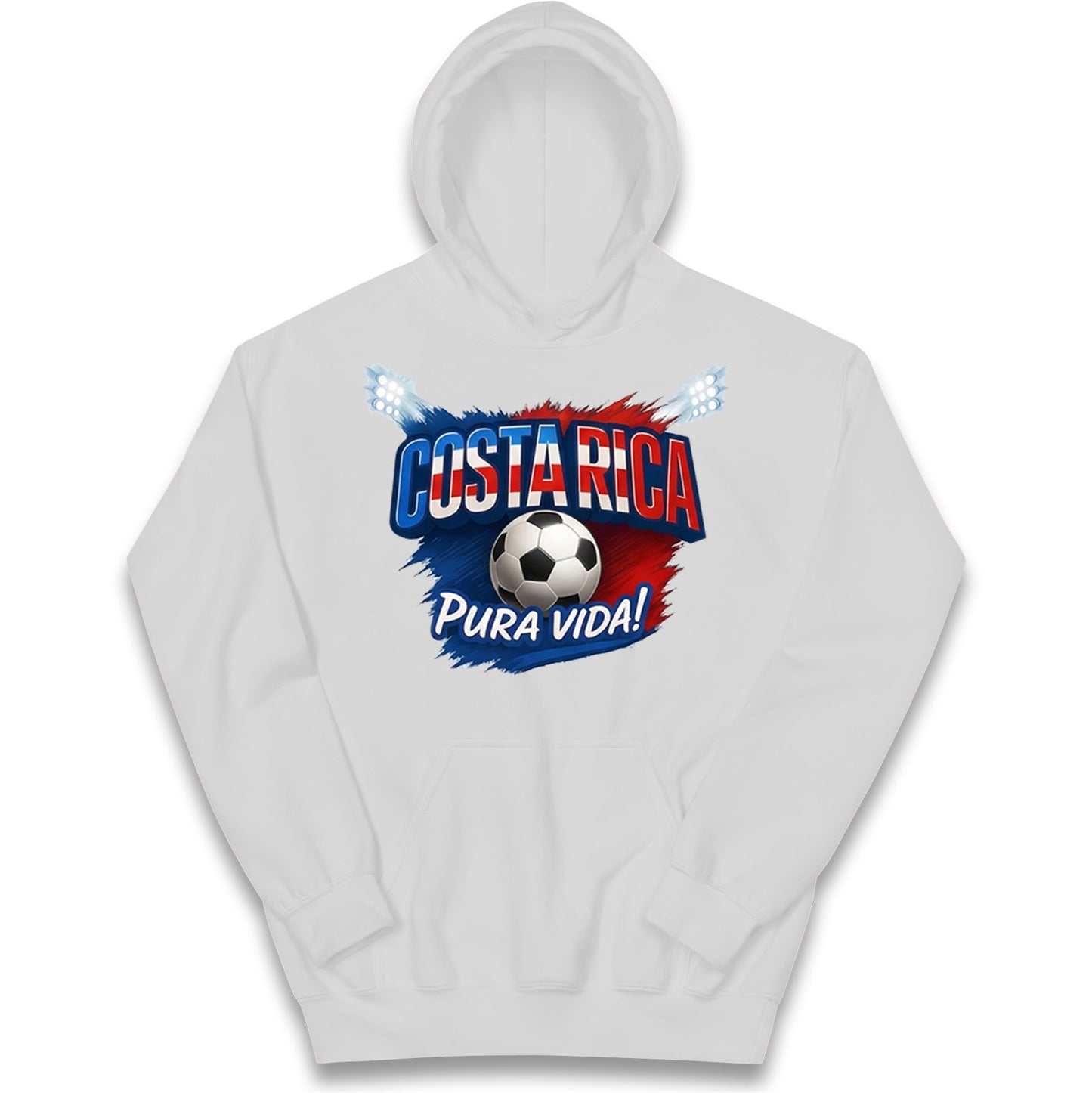 Costa Rica Retro World Cup Kids Hoodie