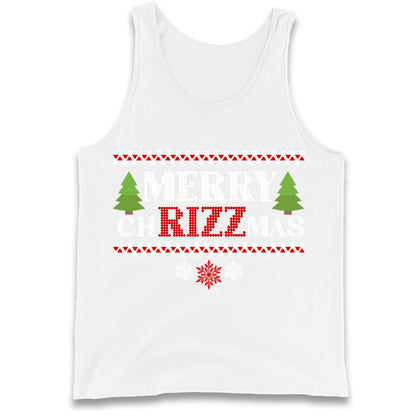 merry christmas tree tank top