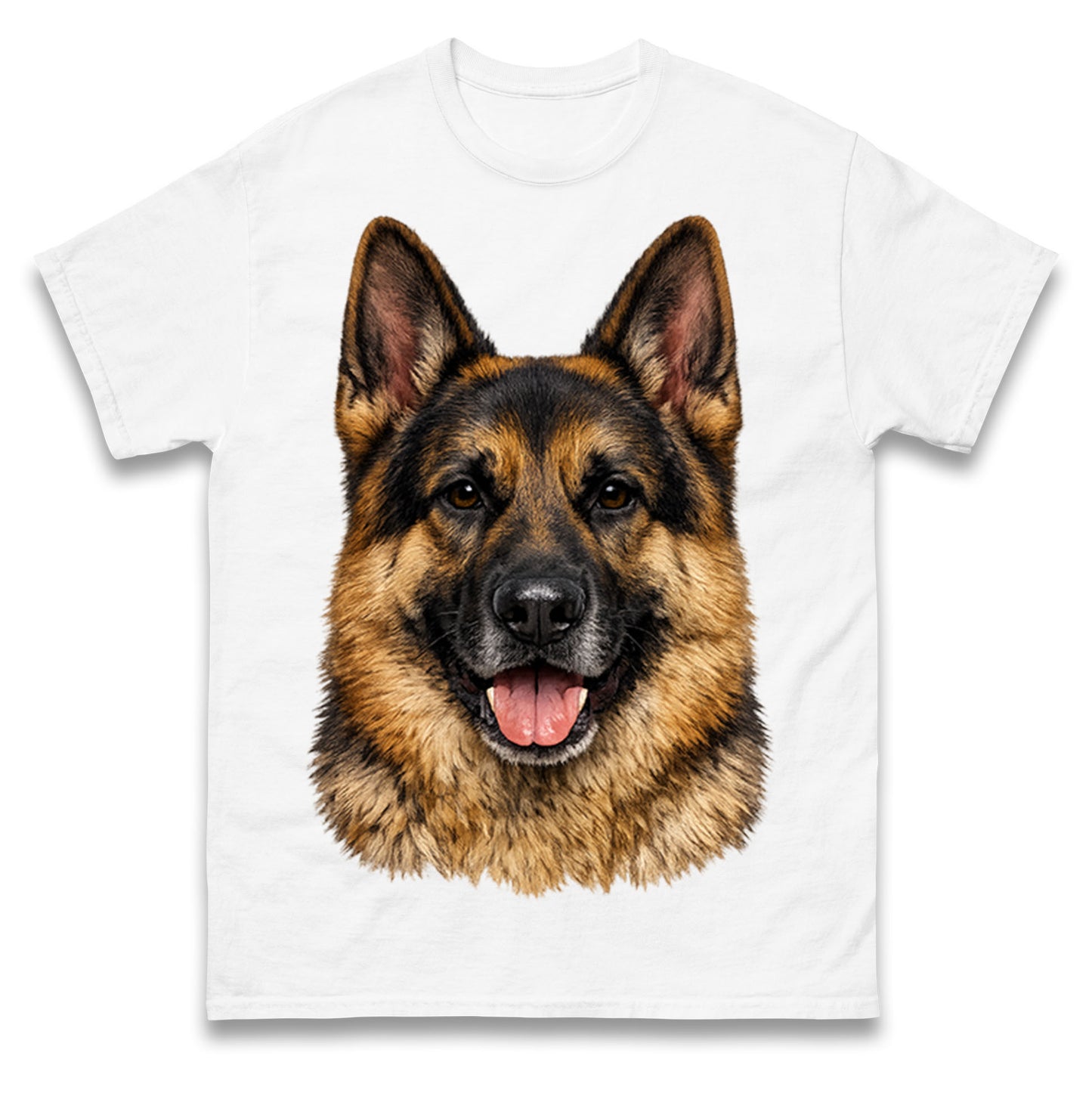 German Shepherd Dog Face T Shirt