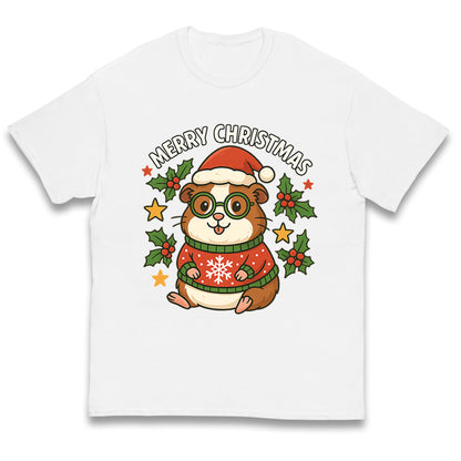 Guinea Pig Christmas Kids T Shirt